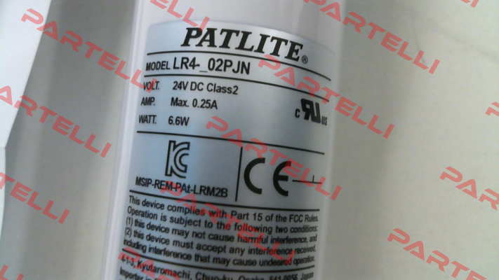 LR4-302PJ NW-RYG Patlite