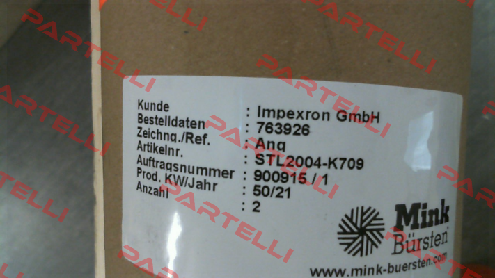 STL2004-K709 Mink Bürsten