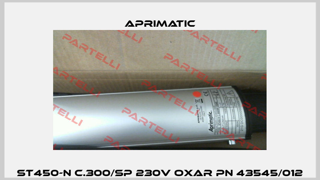 ST450-N C.300/SP 230V OXAR PN 43545/012 Aprimatic