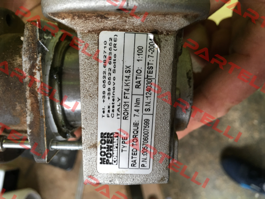 ROK.315XS.30.24.01.B.FT4.K14.SX.100.A1+NØ1 TIR. Motor Power