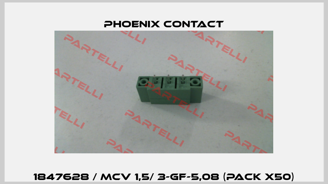 1847628 / MCV 1,5/ 3-GF-5,08 (pack x50) Phoenix Contact