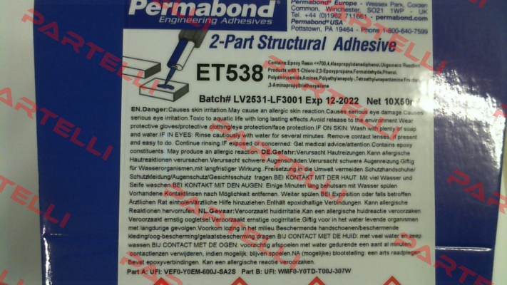 ET538 (50 ml) Permabond