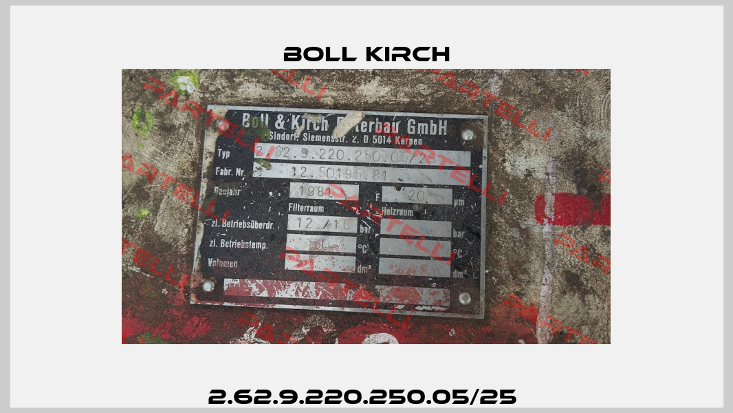 2.62.9.220.250.05/25  Boll Kirch