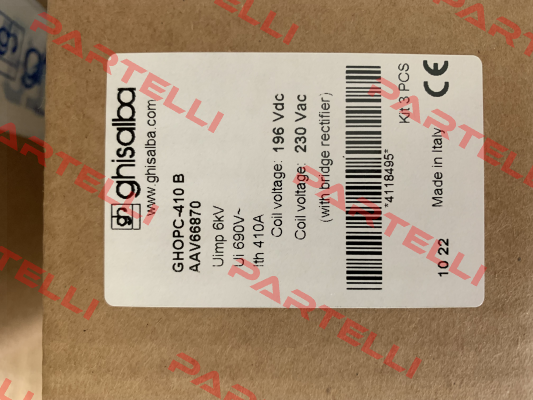 4118495 GHOPC-410B Ghisalba