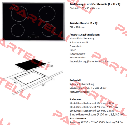 TK 80 i4 EasyFB  Teka
