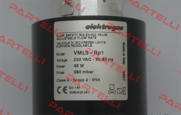 VML3 RP 1“ (stock) Elektrogas