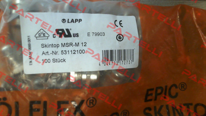 P/N: 53112100, Type: MSR-M Lapp Kabel