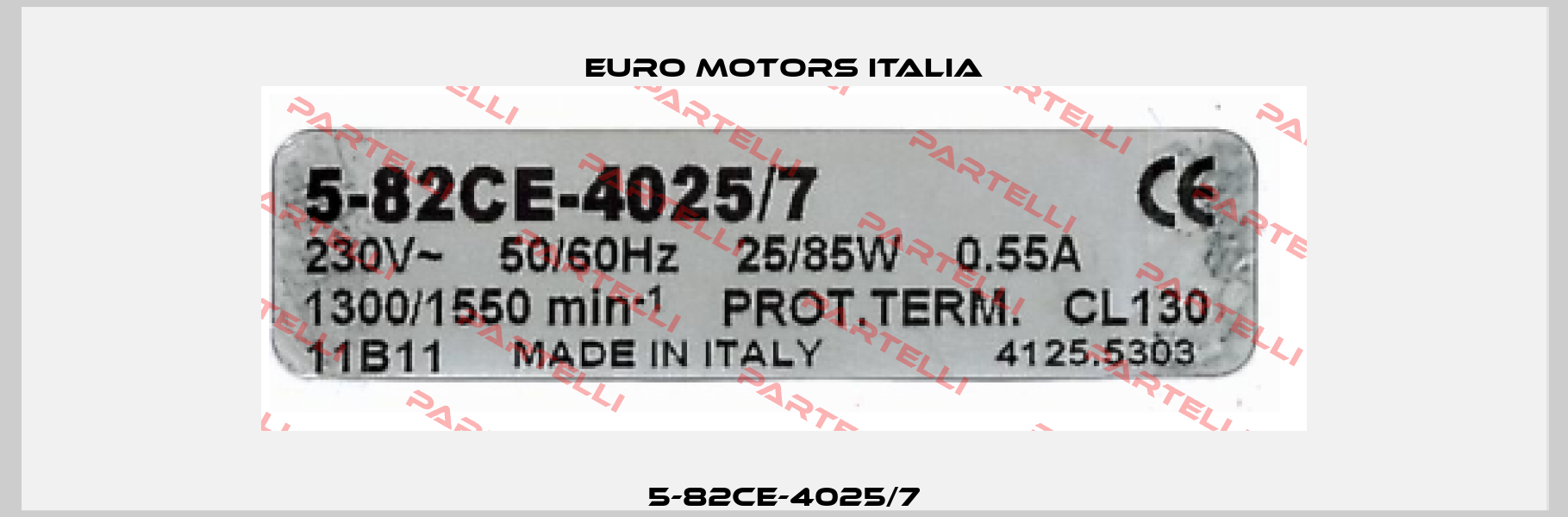 5-82CE-4025/7 Euro Motors Italia