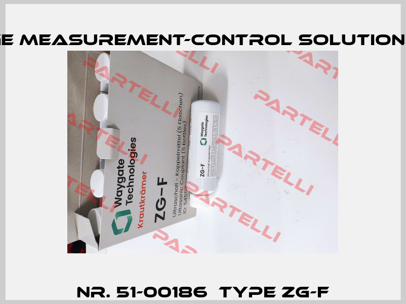 Nr. 51-00186  Type ZG-F GE Measurement-Control Solutions