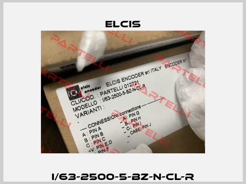 I/63-2500-5-BZ-N-CL-R Elcis