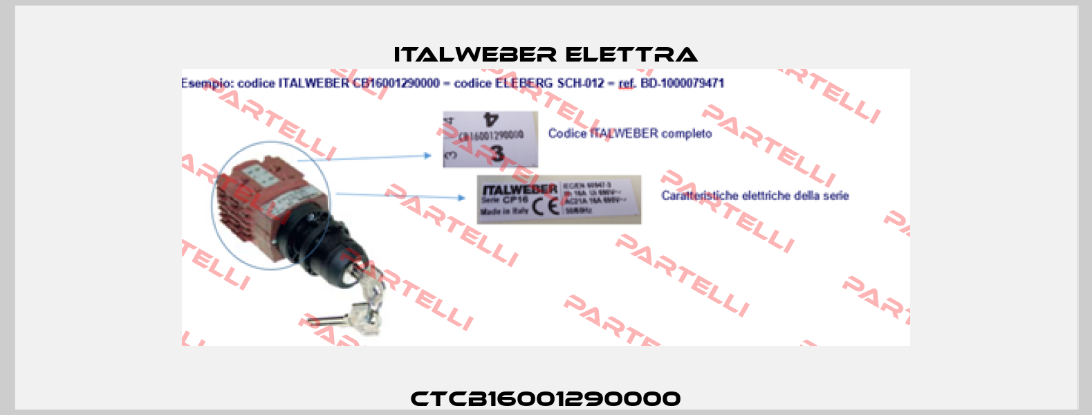 CTCB16001290000 Italweber Elettra