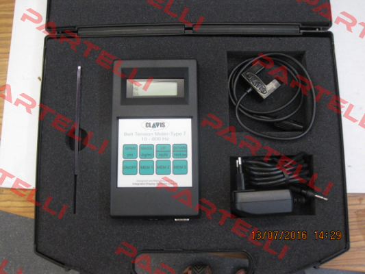 Type 7 acoustic belt meter  Clavis