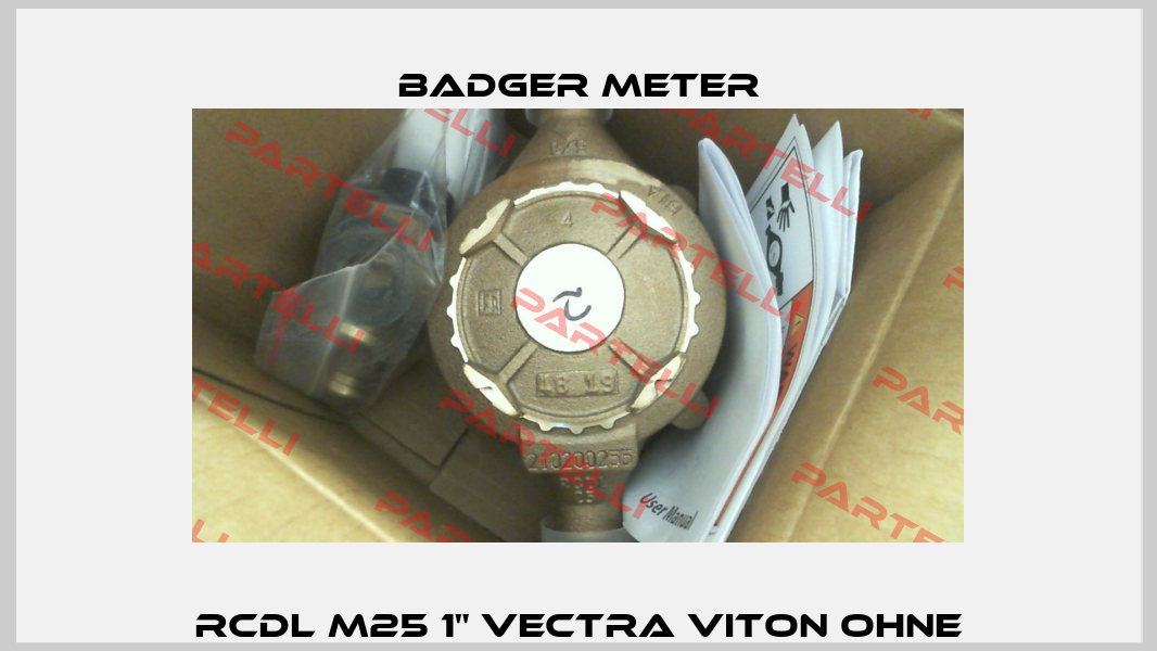 RCDL M25 1" VECTRA VITON OHNE Badger Meter
