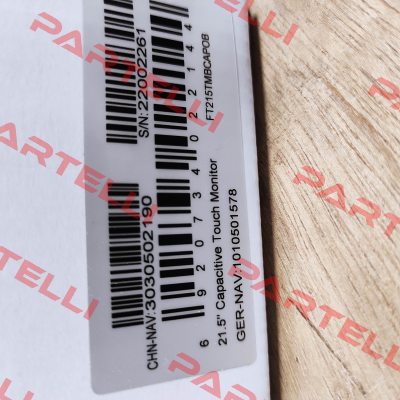 P/N:1010501578  Type:FT215TMBCAPOB Faytech