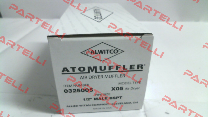 Type: X05-0325005 (080500089) Alwitco