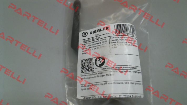 P/N: 103127, Type: 330.06 Riegler