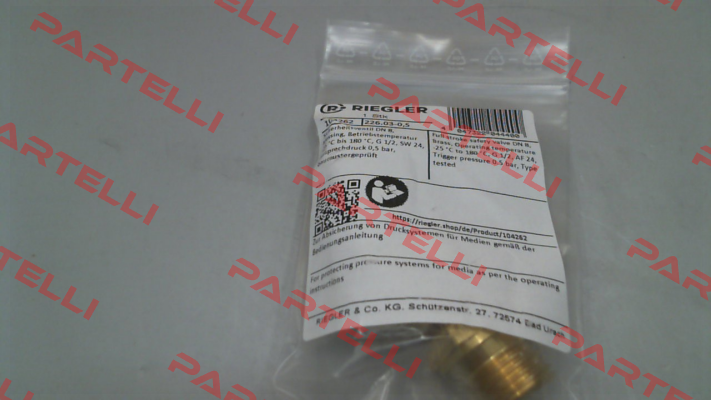 P/N: 104262, Type: 226.03-0,5 Riegler