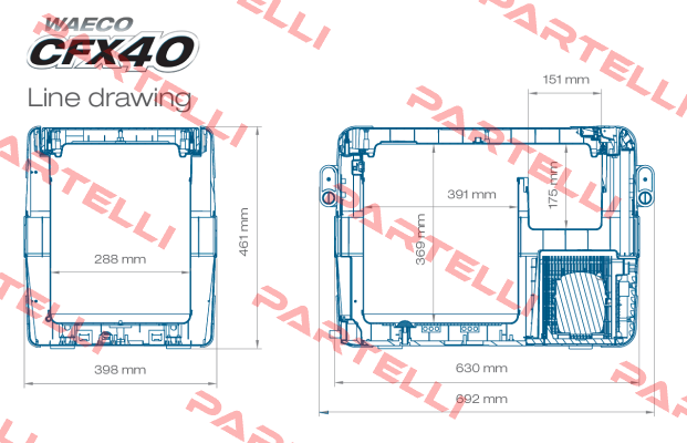 P/N: 9105304048 Type: CFX 40  Waeco