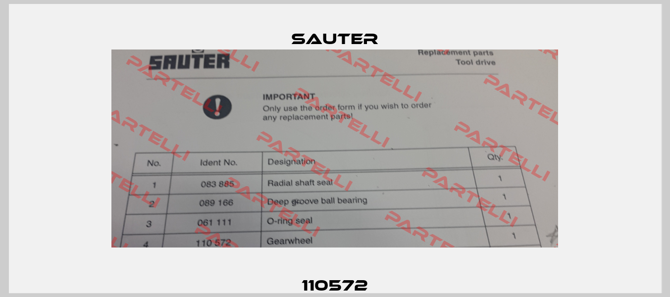 110572  Sauter