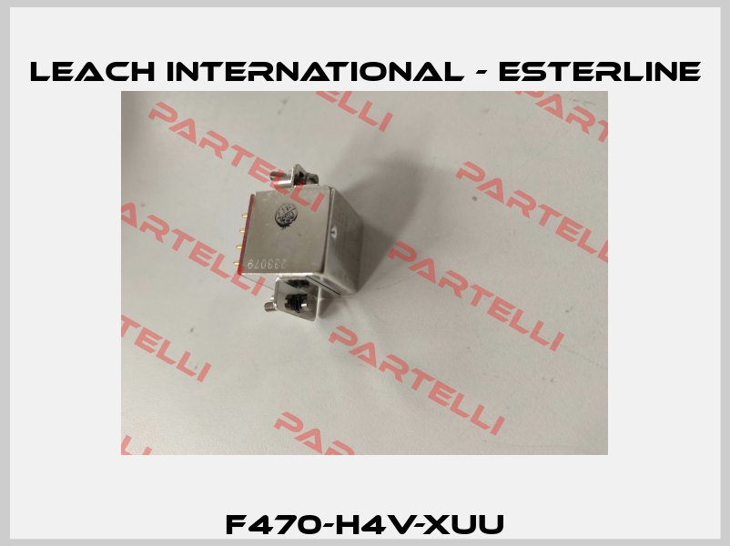 F470-H4V-XUU Leach International - Esterline