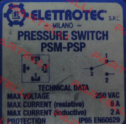 PSM50BR18T10.5 Elettrotec