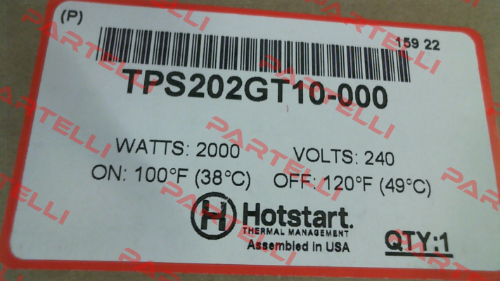 TPS202GT10-000 Hotstart