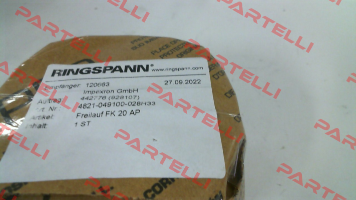 4821-049100-028H33 Ringspann