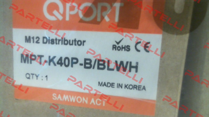 MPT-K40P-B/BLWH Samwon