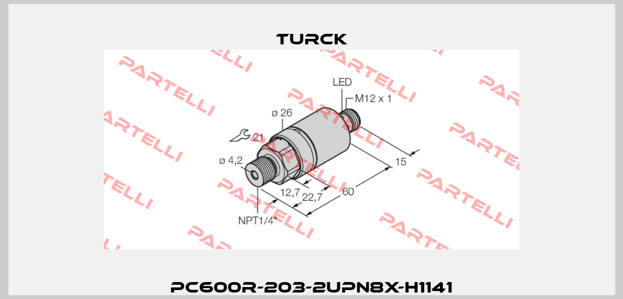 PC600R-203-2UPN8X-H1141 Turck