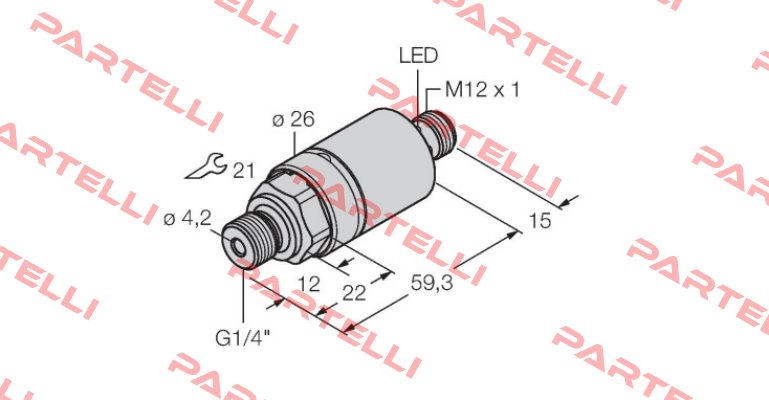 PC003V-204-2UPN8X-H1141 Turck