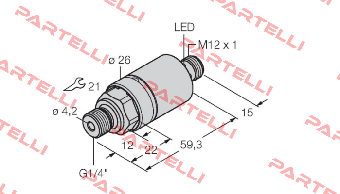 PC025V-204-2UPN8X-H1141 Turck