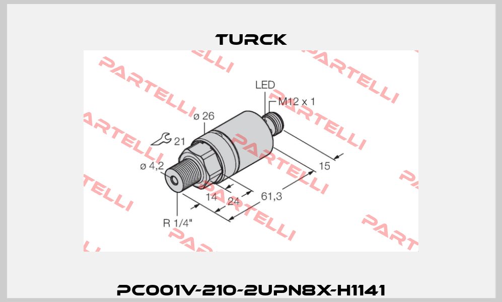 PC001V-210-2UPN8X-H1141 Turck