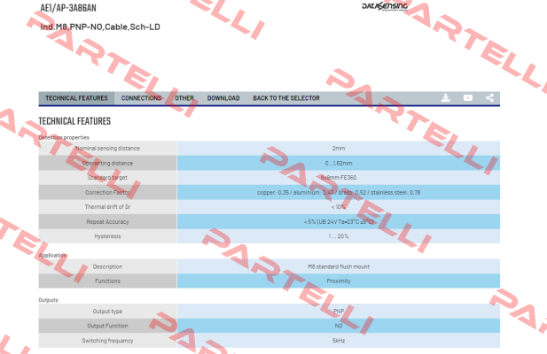 AE1/AP-3A86AN Micro Detectors / Diell (now Datasensing)