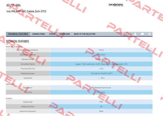 AE1/CP-1A84 Micro Detectors / Diell (now Datasensing)