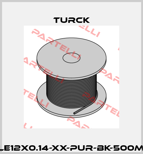 CABLE12X0.14-XX-PUR-BK-500M/TXL Turck