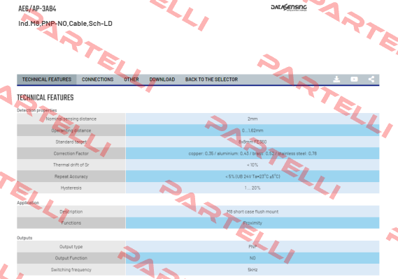 AE6/AP-3A84 Micro Detectors / Diell (now Datasensing)