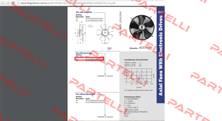 R11R-40SPS-ECM-3500 Hidria