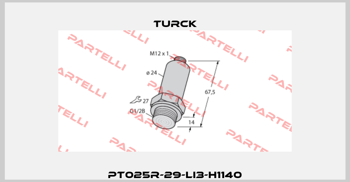 PT025R-29-LI3-H1140 Turck