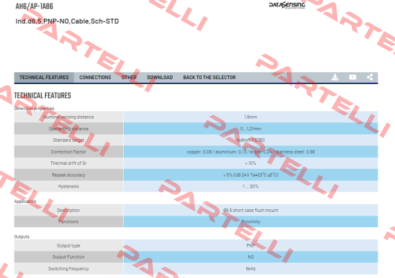 AH6/AP-1A86 Micro Detectors / Diell (now Datasensing)