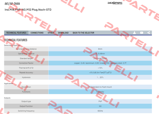 AK1/AP-2HAN Micro Detectors / Diell (now Datasensing)