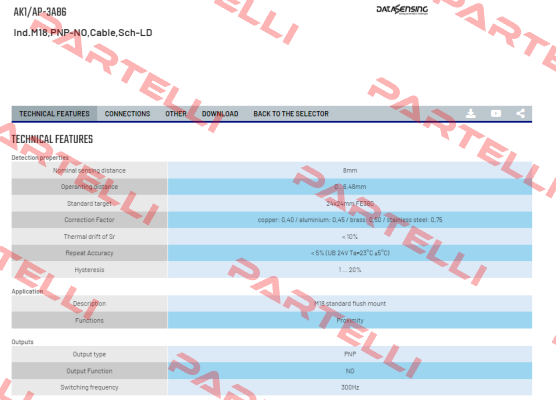 AK1/AP-3A86 Micro Detectors / Diell (now Datasensing)