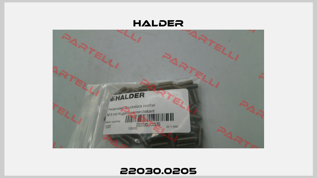 22030.0205 Halder