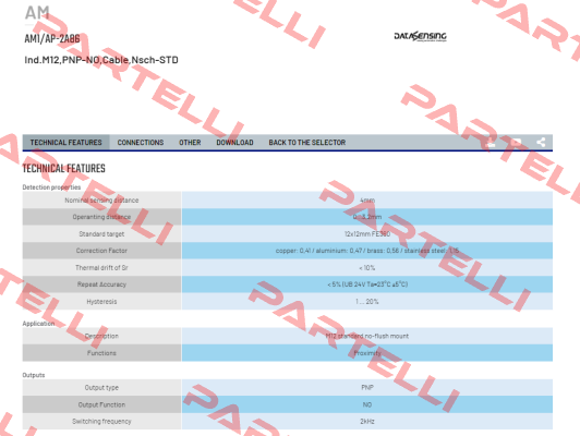 AM1/AP-2A86 Micro Detectors / Diell (now Datasensing)