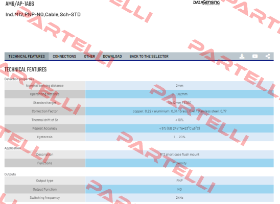 AM6/AP-1A86 Micro Detectors / Diell (now Datasensing)
