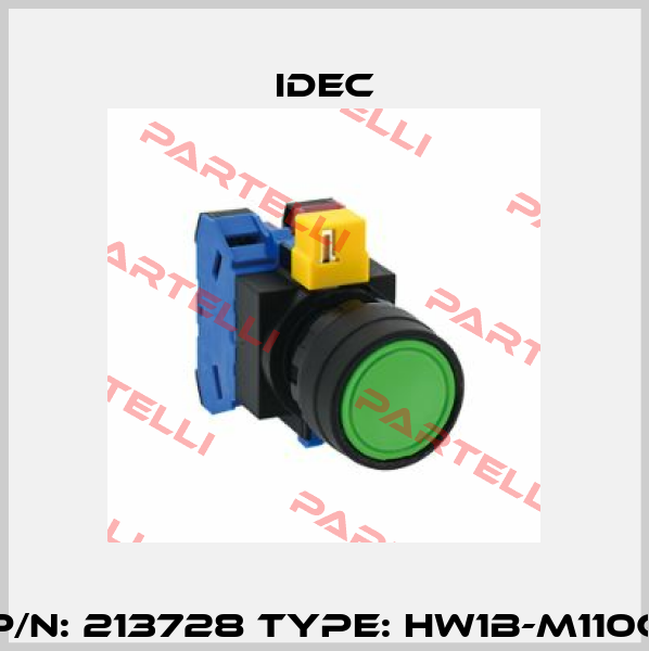 P/N: 213728 Type: HW1B-M110G Idec