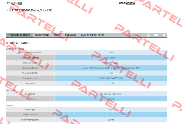 AT1/AP-1B86 Micro Detectors / Diell (now Datasensing)