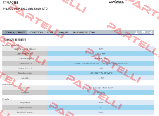 AT1/AP-2B86 Micro Detectors / Diell (now Datasensing)