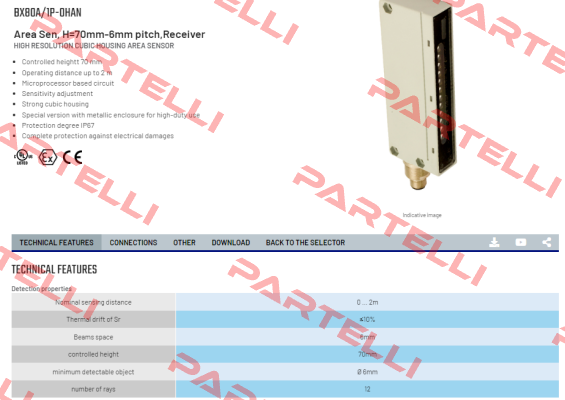 BX80A/1P-0HAN Micro Detectors / Diell (now Datasensing)