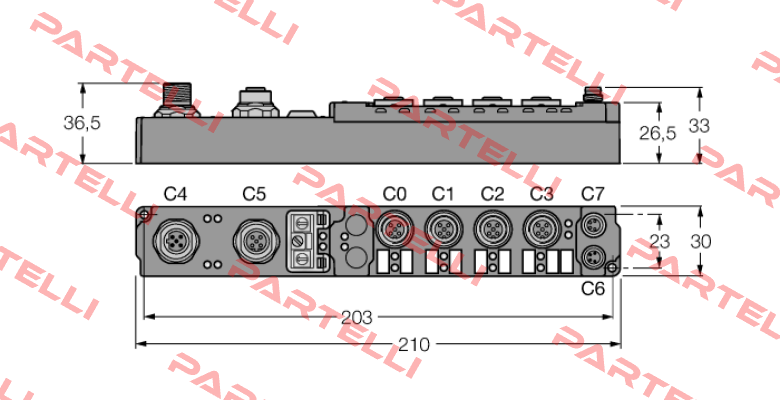 p/n: 6824432, Type: SDPB-0404D-1005 Turck