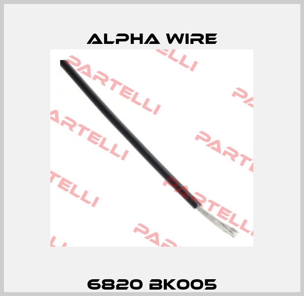 6820 BK005 Alpha Wire